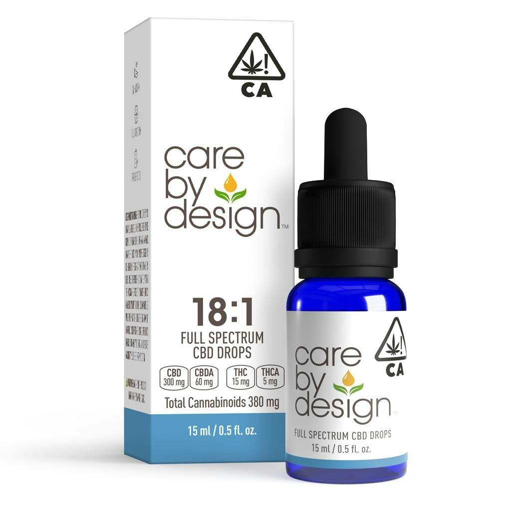 Care by Design - 18:1 CBD:THC Sublingual Drops (15 ml)